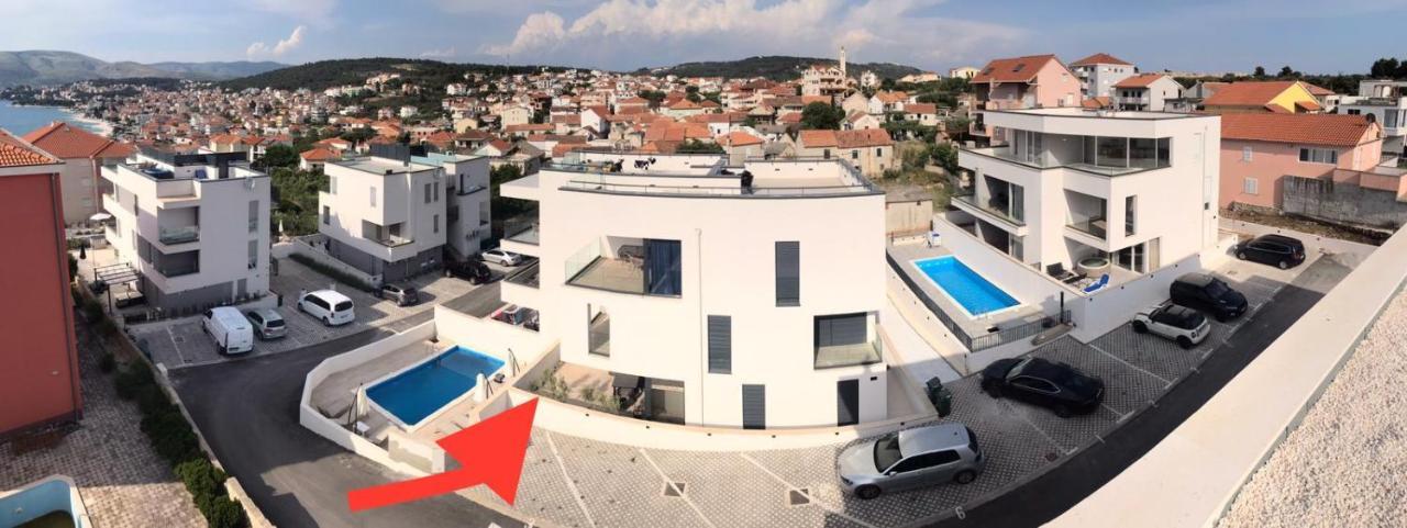 Luxury Apartment Casia With Heated Pool And Pleasent Terrace Trogir Exterior photo